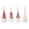 Pom Pom Gnome Head Tree Decoration - 11cm