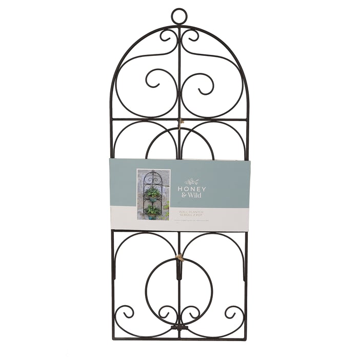 Honey & Wild Scroll Wall Pot Planters