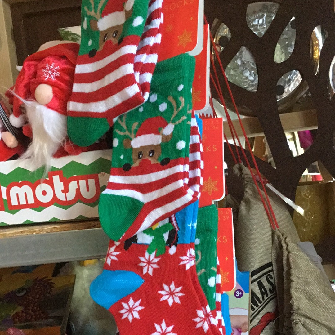 Childs Christmas Socks