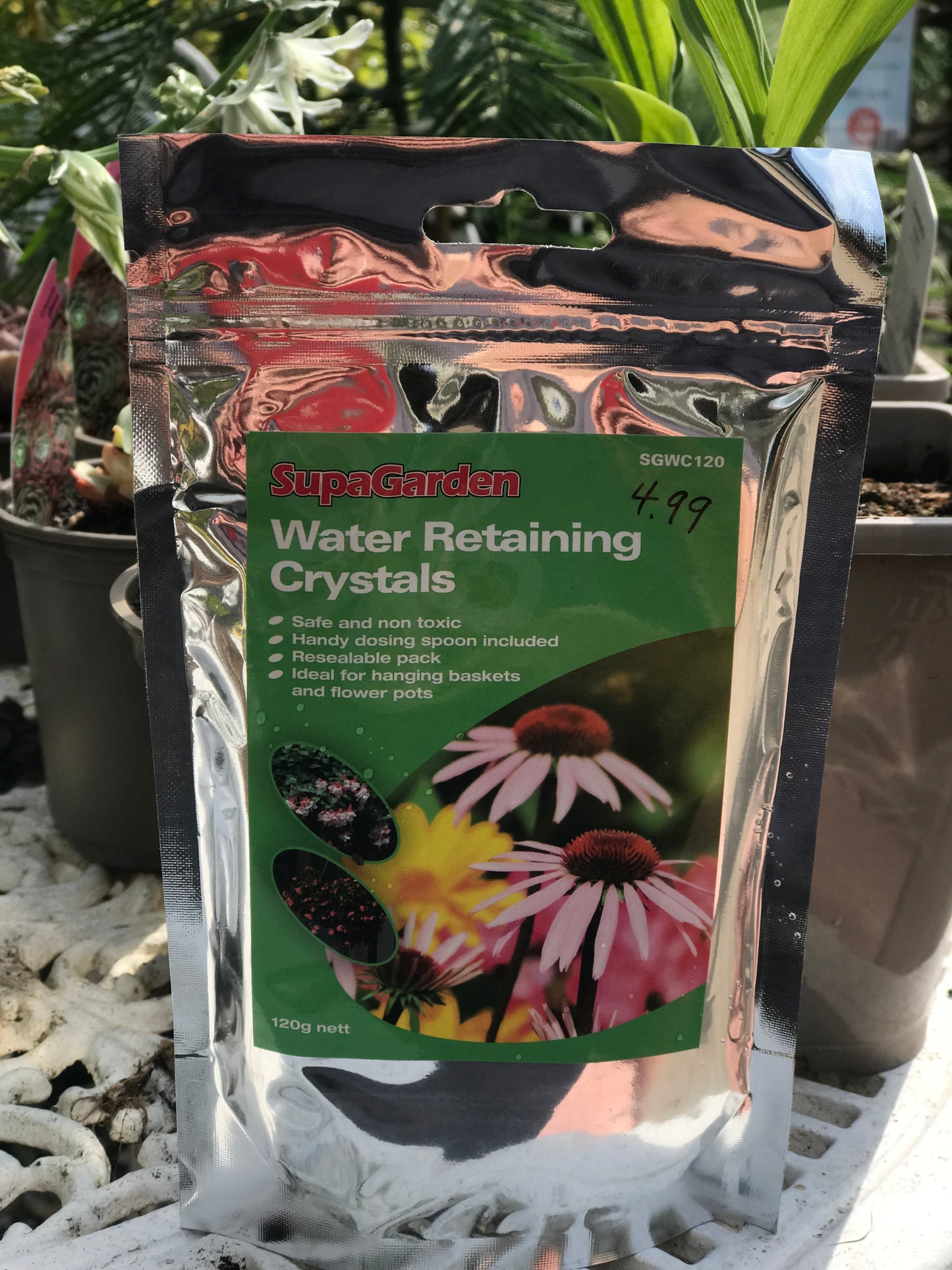 Supa Garden Water Retaining / Saving Crystals 120g