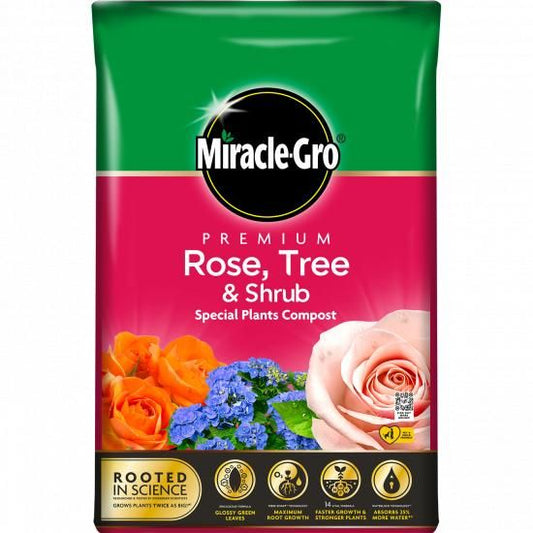 Miracle-Gro & Levingtons Rose, Tree & Shrub Compost