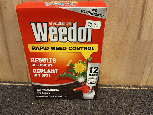 Weedol Rapid weed control 12 tubes