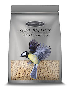 Johnston & Jeff Suet Pellets With Insects Bird Food