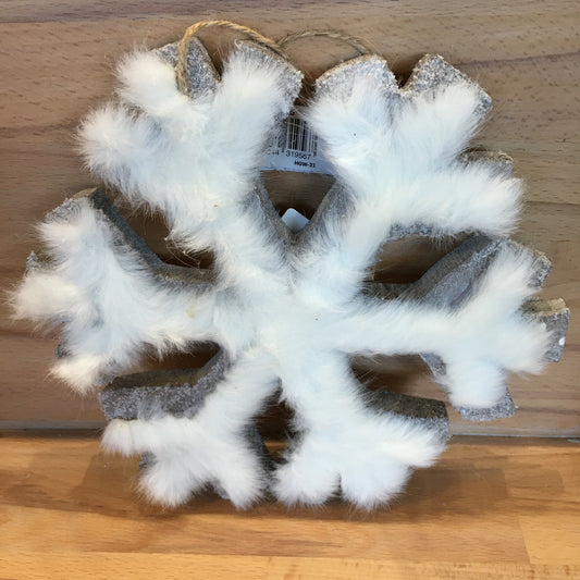 Rustic Wooden Snowflake