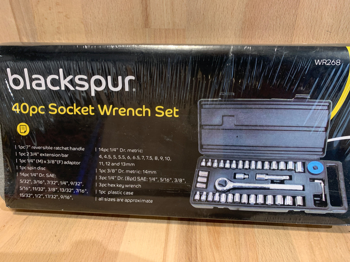 Blackspur 40pc Socket Wrench Set