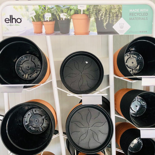 Elho Growpots - Black & Terra Recycled Plastic Pots