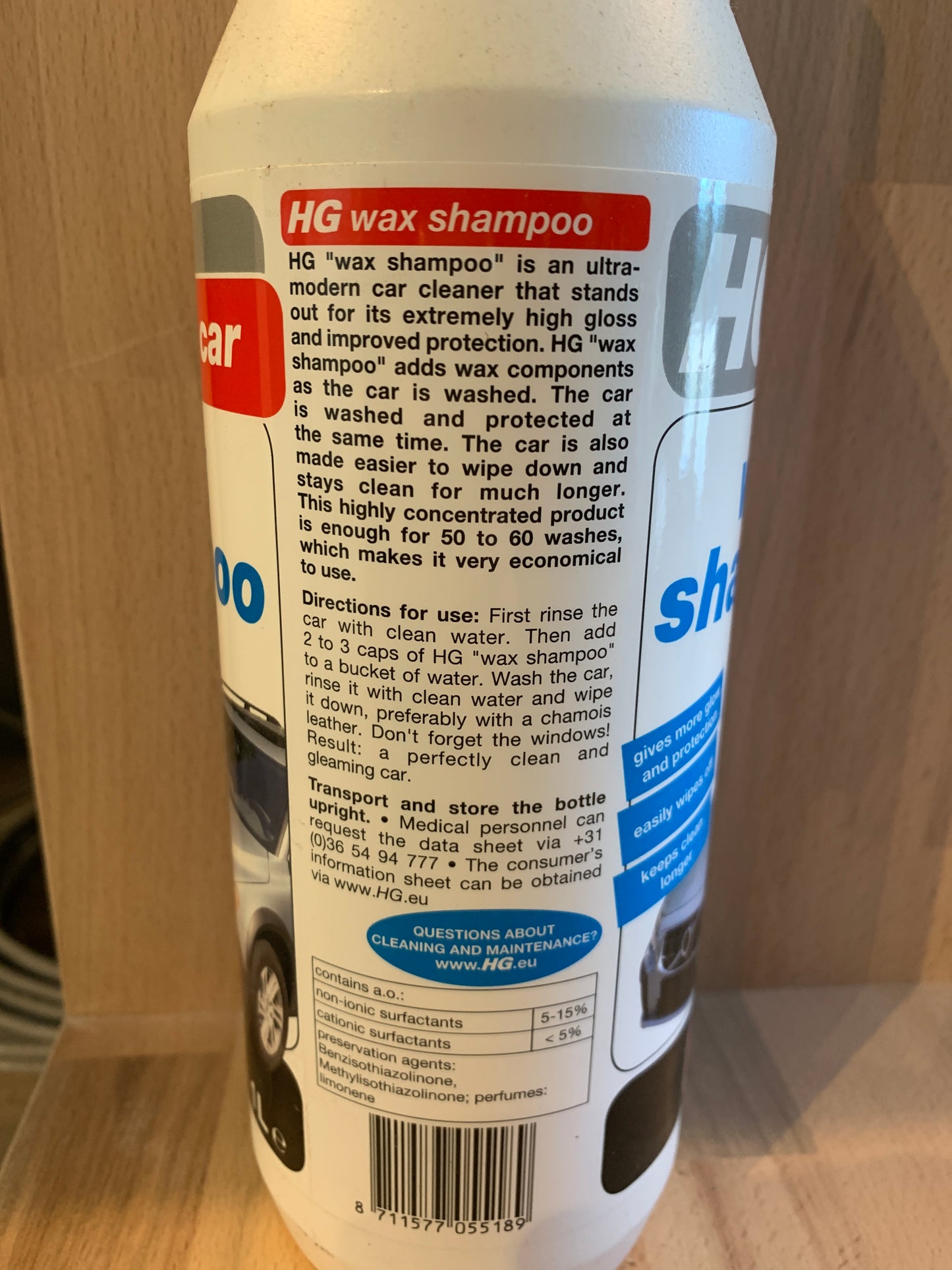 HG Car Wax Shampoo