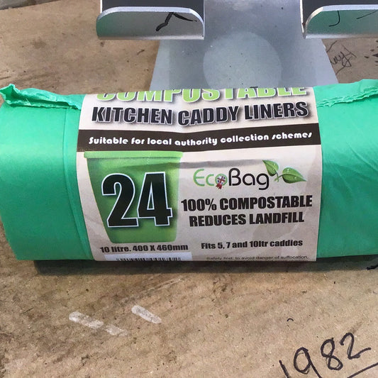 Ecobag compostable kitchen caddy liners